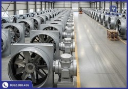 Cấu tạo quạt hút công nghiệp gồm những bộ phận...