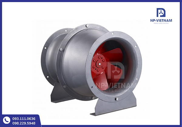 Bộ phận vỏ quạt dùng bảo vệ và định hướng luồng khí quạt hướng trục