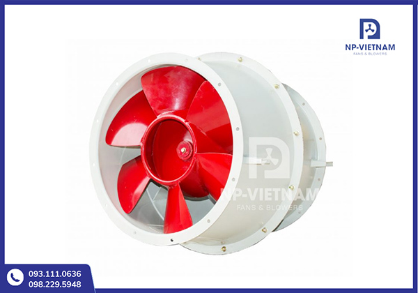 Cấu tạo miệng hút và miệng thổi trong hệ thống quạt hướng trục