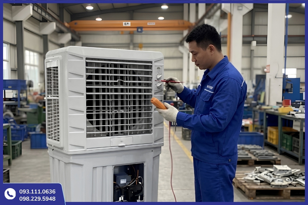 Quạt hơi nước công nghiệp giúp rút ngắn thời gian hoàn vốn nhờ tiết kiệm điện năng