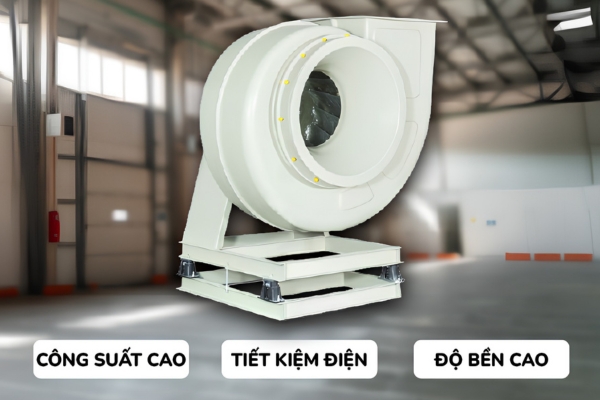 Quạt ly tâm composite siêu bền với khả năng chống ăn mòn vượt trội