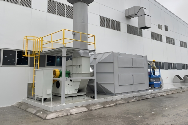 Hệ thống quạt ly tâm composite cho dây chuyền sản xuất công nghiệp nặng