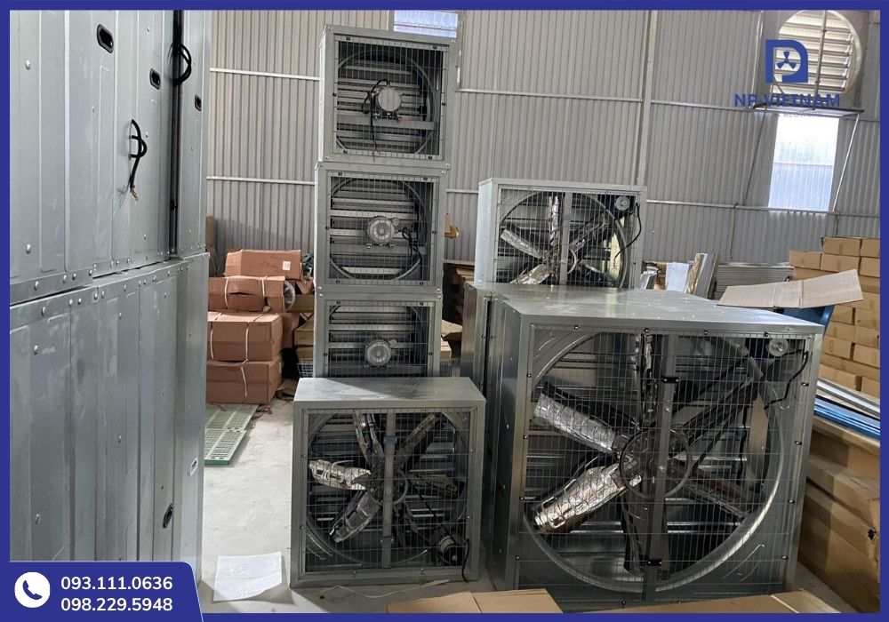 Mỗi loại quạt công nghiệp được thiết kế tối ưu cho một không gian sản xuất khác nhau