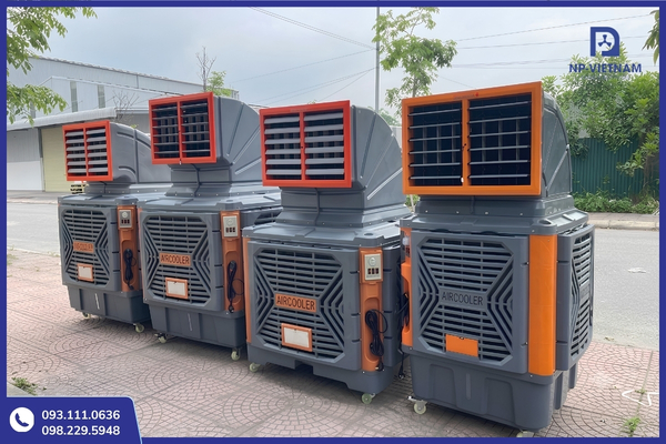 Quạt hơi nước 1500W có lưu lượng gió lớn, bồn nước dung tích cao và độ bền cao