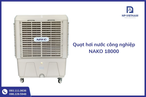 Quạt hơi nước công suất lớn 2 tầng Keruilai cho kho bãi và không gian trần cao