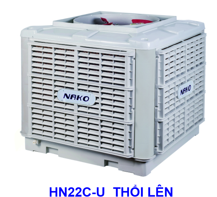 Máy làm mát công nghiệp NAKO Air Cooler 22000 thổi lên