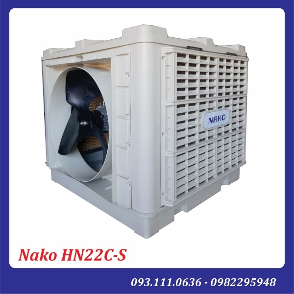 Máy làm mát công nghiệp NAKO Air Cooler HN-22C có lưới lọc bụi và côn trùng, giúp tăng không khí sạch cho không gian công nghiệp
