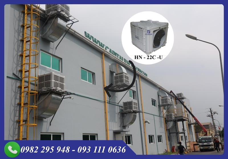 Hình ảnh: Thi công máy làm mát công nghiệp