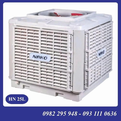 Máy làm mát công nghiệp NAKO Air Cooler 25000 thổi lên
