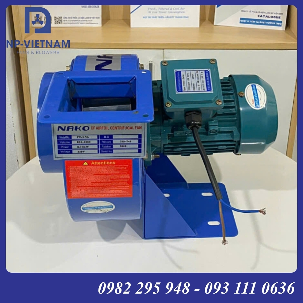 Các yếu tố ảnh hưởng đến giá quạt ly tâm công nghiệp hiện nay