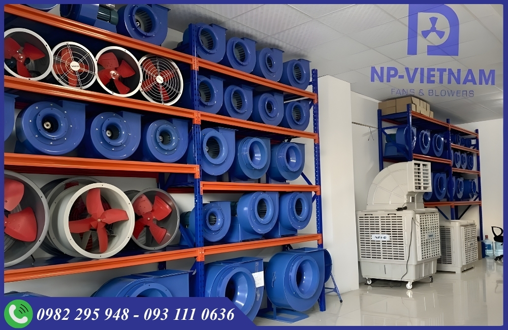 Tổng hợp các mẫu Quạt Ly Tâm công nghiệp hiệu suất từ 1HP - 5HP.