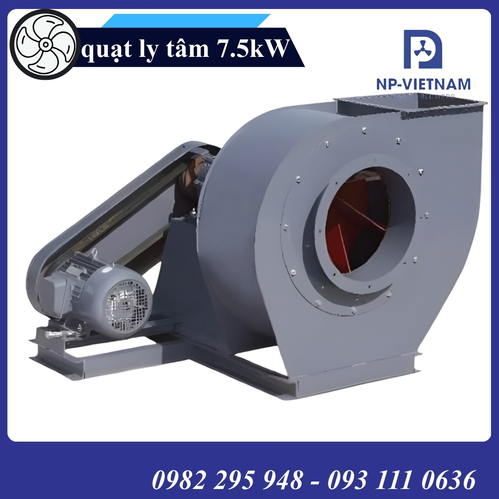 Quạt hút ly tâm 7.5kW