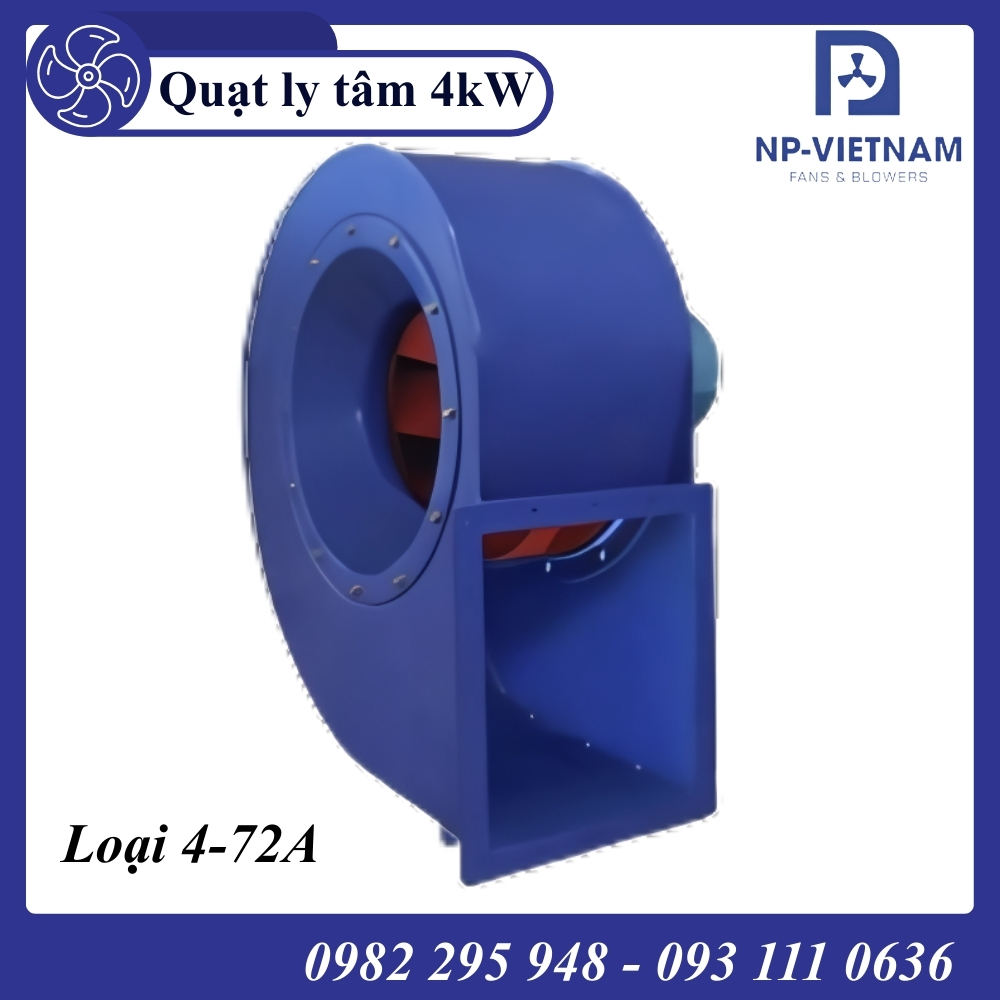 Quạt ly tâm 4kw