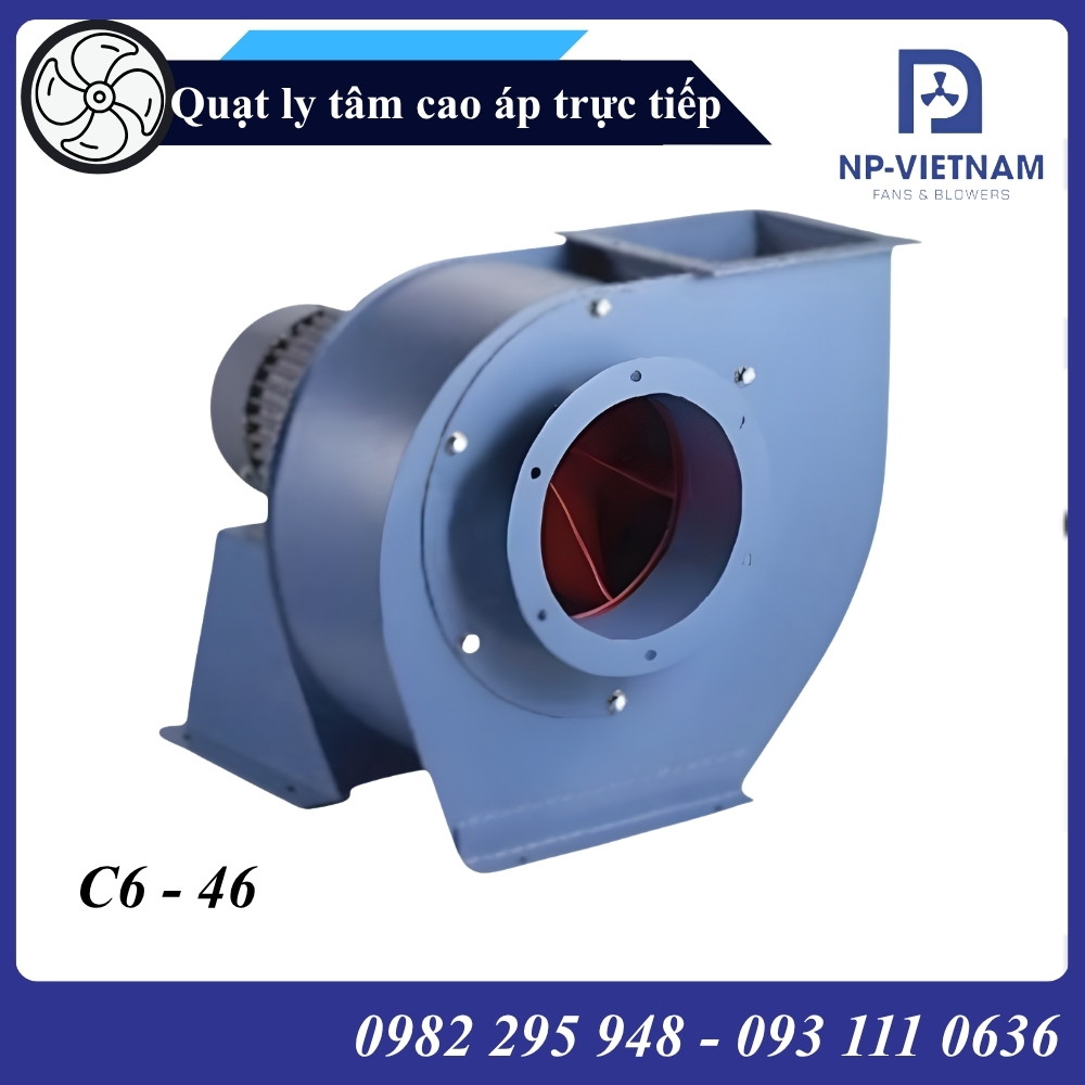 Quạt ly tâm cao áp trực tiếp