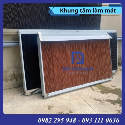 Khung dàn lạnh tấm giấy cooling pad