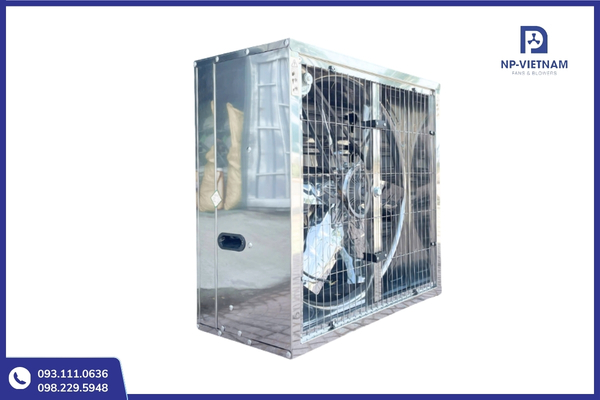 Lắp đặt quạt hút 800x800 giúp làm mát hiệu quả, tiết kiệm điện năng và ổn định môi trường