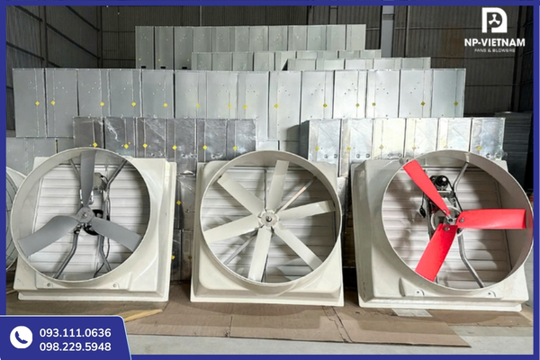 Các nhà xưởng, trang trại và kho logistics là những đơn vị sử dụng quạt hút 800x800 phổ biến nhất