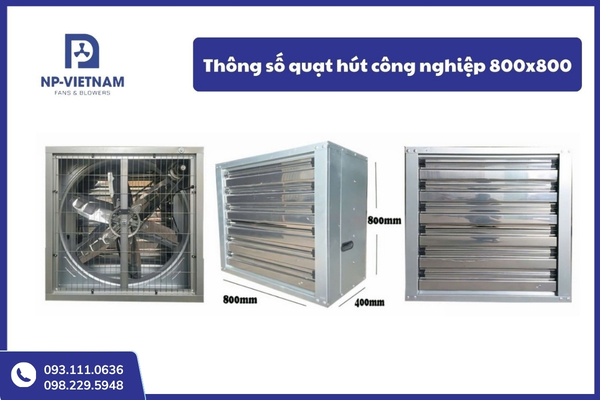 Nên chọn mua quạt hút công nghiệp 800x800 dựa trên chất liệu motor, linh kiện và nhu cầu sử dụng