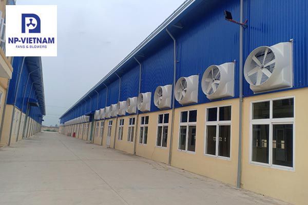 Hệ thống làm mát nhà xưởng tại Công ty TNHH May thời trang Perseption USA