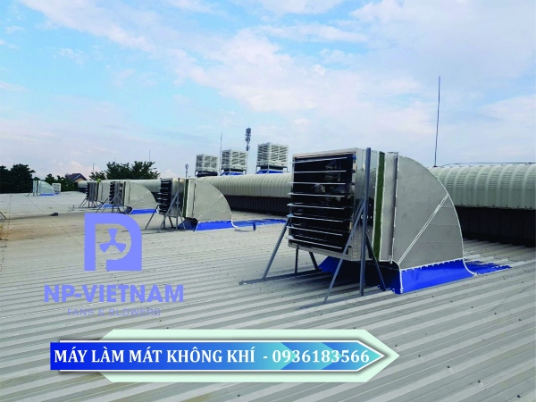 Máy làm mát không khí nhà xưởng tại Công ty Nhà máy Đường Quảng Ngãi - Sữa đậu nành Vinasoy