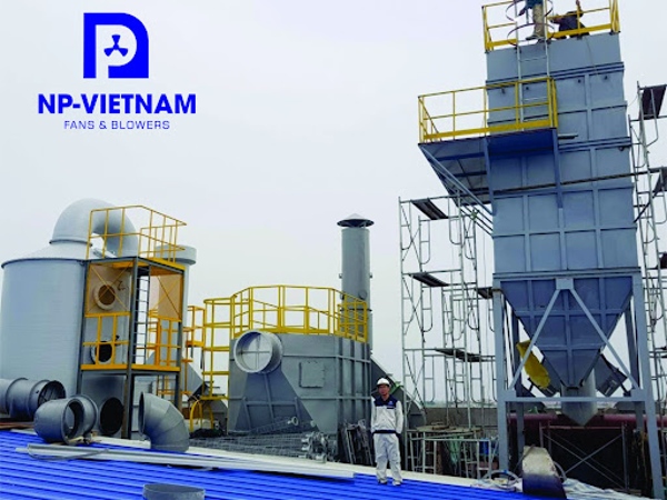 Các nhà máy, xí nghiệp sẽ lắp đặt hệ thống thu gom bụi, khí thải trước khi đưa vào hệ thống xử lý
