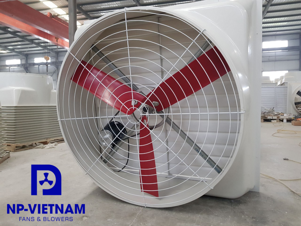 QUẠT HÚT COMPOSITE GIÁN TIẾP CÁNH ĐỎ