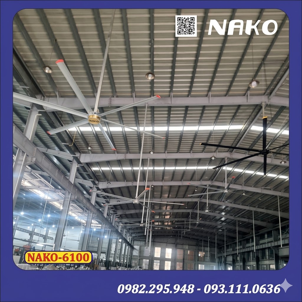 Quạt Trần Công Nghiệp 6m - Ảnh 2