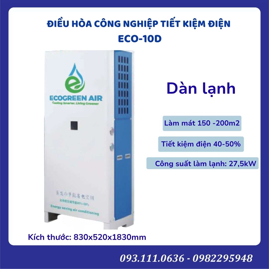 Máy điều hoà công nghiệp tiết kiệm điện ECO-10D - Ảnh 3