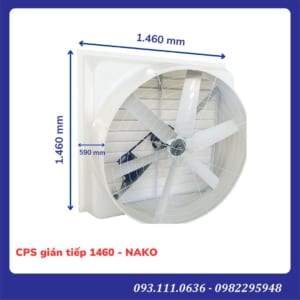 Quạt hút công nghiệp composite gián tiếp NAKO RTC-1460