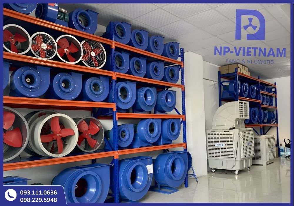 NP Việt Nam cung cấp quạt ly tâm chính hãng, giá cạnh tranh