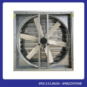 Quạt Thông Gió Vuông Trực Tiếp Cánh Composite