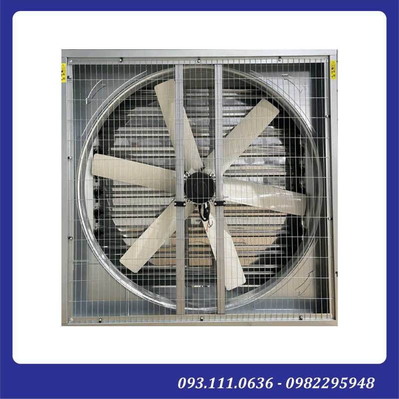 Quạt Thông Gió Vuông Trực Tiếp Cánh Composite