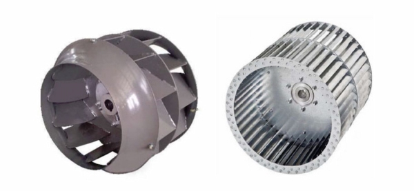 Cánh quạt ly tâm làm từ thép, inox và composite