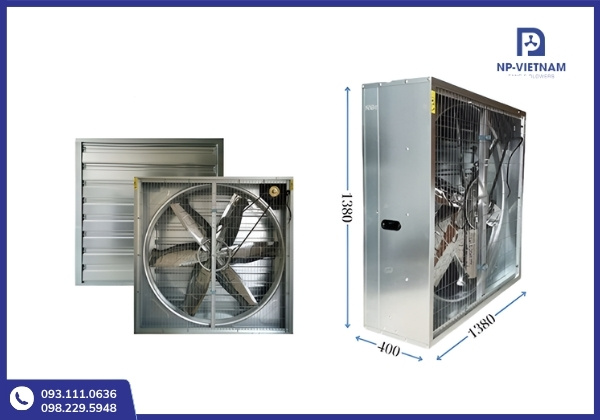 NP Việt Nam tư vấn, thiết kế và lắp đặt hệ thống quạt hút công nghiệp tại Hà Nội