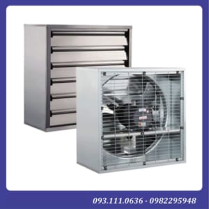 Quạt thông gió vuông 500x500 công nghiệp