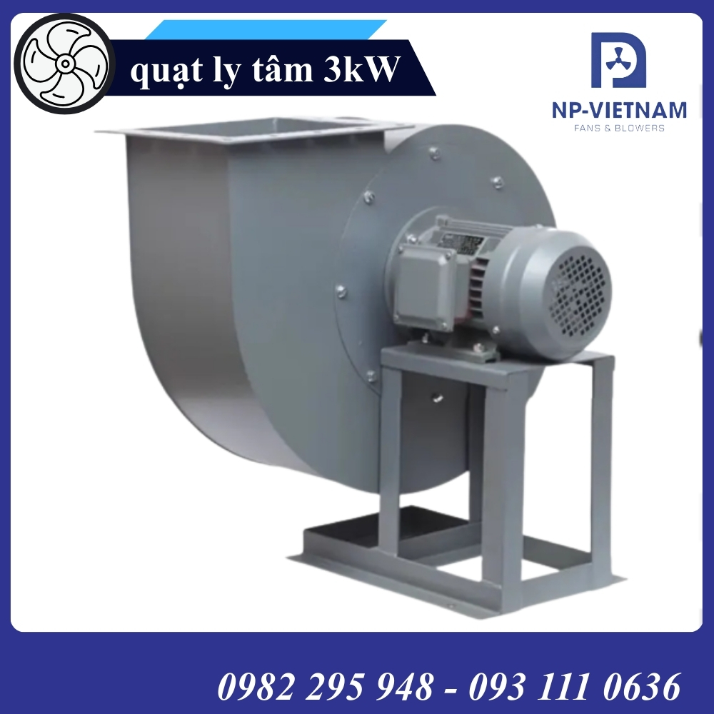 Quạt hút ly tâm 3kW