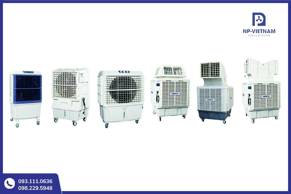 Các mức công suất quạt hơi nước từ nhỏ đến công nghiệp theo diện tích sử dụng