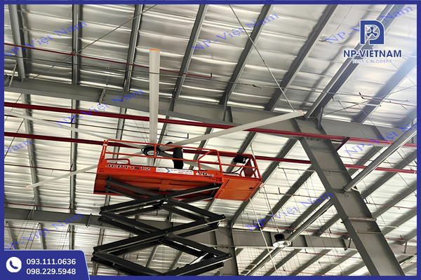 Chất liệu cánh quạt và động cơ góp phần quyết định độ bền của hệ thống
