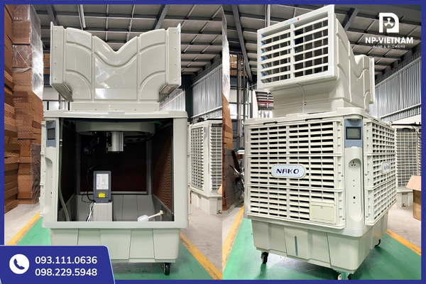 Mẫu quạt NAKO GROUP Air Cooler 2 tầng công nghiệp được khách hàng lựa chọn nhiều