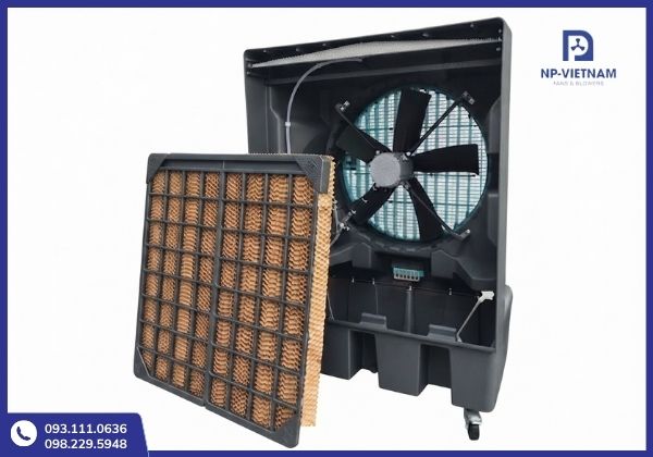 Quạt điều hòa làm mát bằng tấm Cooling Pad, cho luồng gió mát