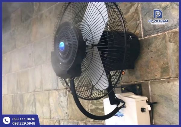 NP VIỆT NAM giới thiệu quạt hơi nước treo tường
