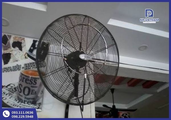 Đặc điểm của quạt hơi nước treo tường