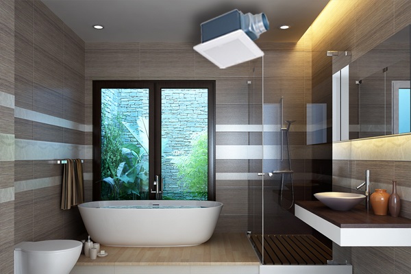 Quạt hút giúp nhà vệ sinh thông thoáng, sạch sẽ